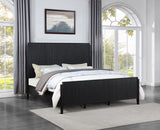 Brookmead Black Queen Panel Bed - Ornate Home