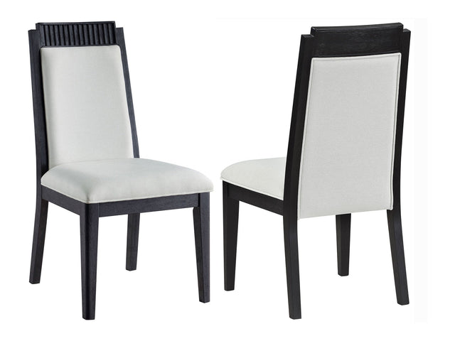 Brookmead Black Side Chair (Set of 2) - Ornate Home
