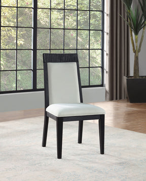 Brookmead Ivory/Black Dining Side Chair (Set of 2) - Ornate Home