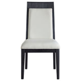 Brookmead Ivory/Black Dining Side Chair (Set of 2) - Ornate Home