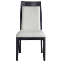 Brookmead Ivory/Black Dining Side Chair (Set of 2) - Ornate Home