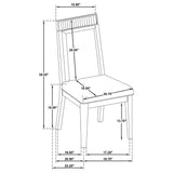Brookmead Ivory/Black Dining Side Chair (Set of 2) - Ornate Home