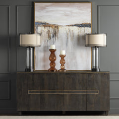 Brooks Gold/Brown Canvas - Ornate Home