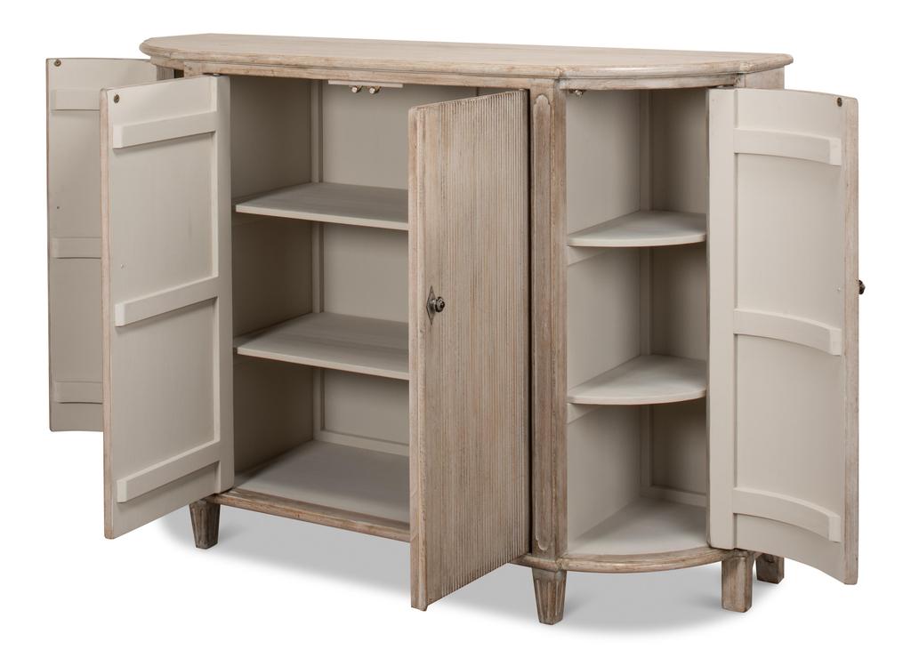 Brooks Grey Demilune - Ornate Home