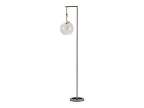 Brooks Grey/Transparent Floor Lamp - Ornate Home