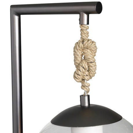 Brooks Grey/Transparent Table Lamp (Set of 2) - Ornate Home