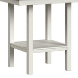 Brooks Medium Brown/White 5PC Counter Set with Table and 4 UPH Seat & Wood Back Chairs - Ornate Home