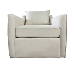 Brooks White Accent Chair - Ornate Home