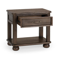 Brookside Cocoa Brown 1-Drawer End Table