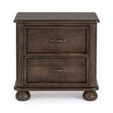 Brookside Cocoa Brown 2-Drawer Nightstand