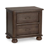 Brookside Cocoa Brown 2-Drawer Nightstand
