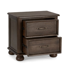 Brookside Cocoa Brown 2-Drawer Nightstand