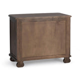 Brookside Cocoa Brown 3-Drawer Nightstand