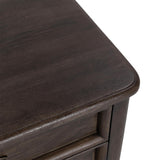 Brookside Cocoa Brown 3-Drawer Nightstand