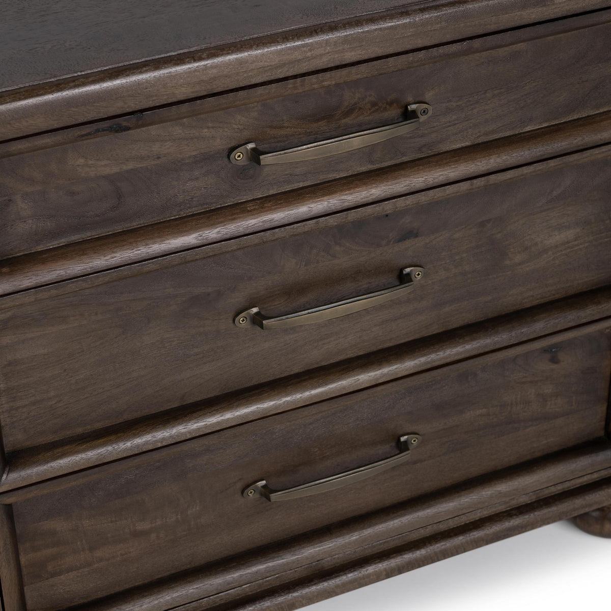 Brookside Cocoa Brown 3-Drawer Nightstand