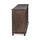 Brookside Cocoa Brown 4 Door Cabinet - Ornate Home