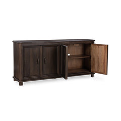 Brookside Cocoa Brown 4 Door Cabinet - Ornate Home