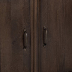Brookside Cocoa Brown 4 Door Cabinet - Ornate Home