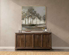 Brookside Cocoa Brown 4 Door Cabinet - Ornate Home