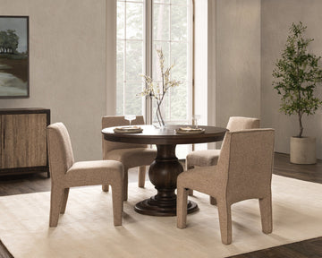 Brookside Cocoa Brown 48" Round Dining Table - Ornate Home