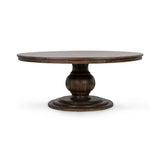 Brookside Cocoa Brown 72" Round Dining Table - Ornate Home