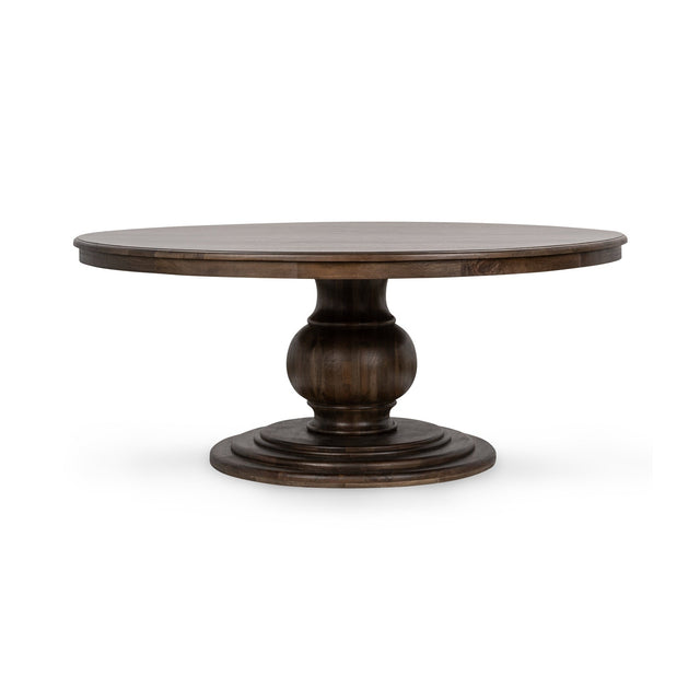 Brookside Cocoa Brown 72" Round Dining Table - Ornate Home
