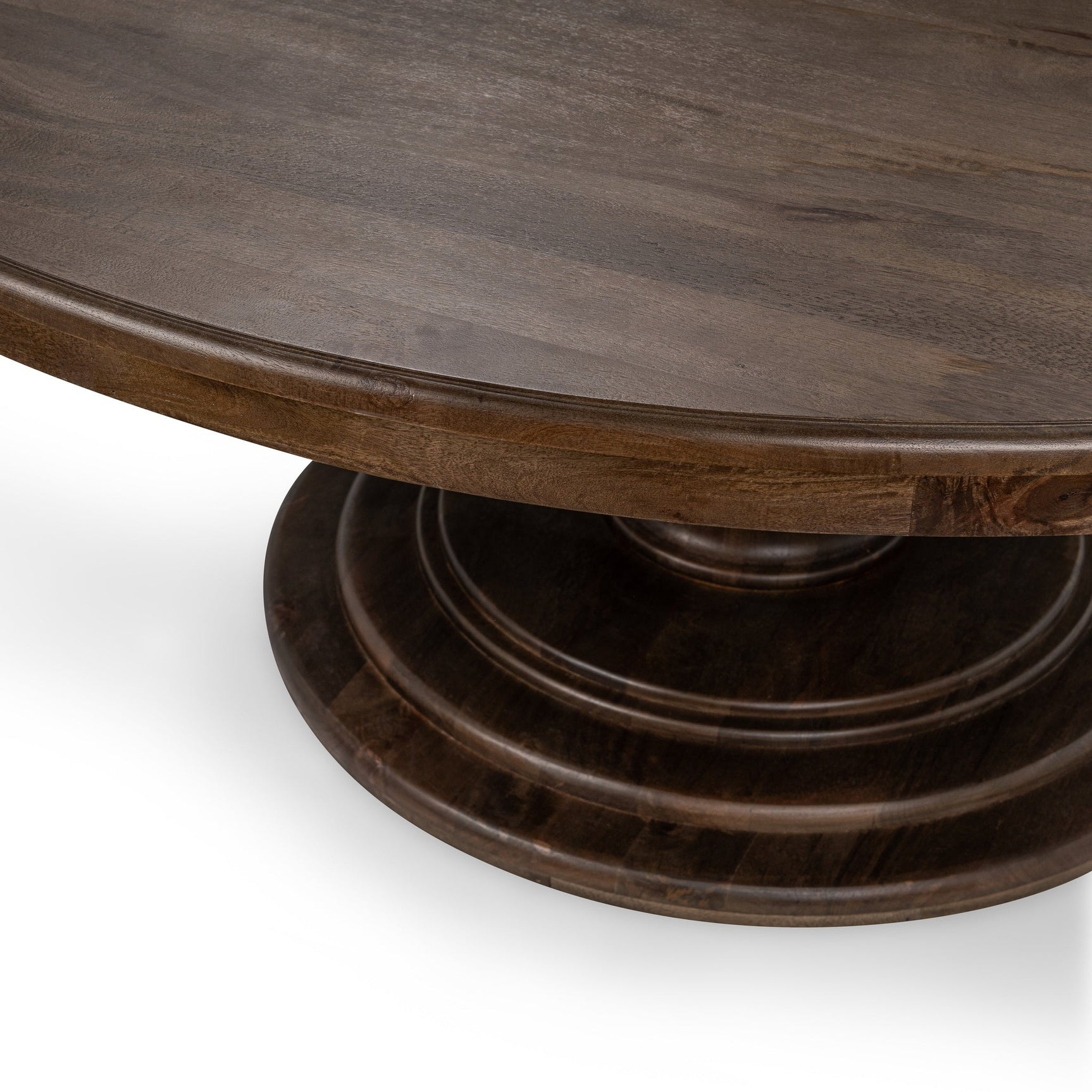 Brookside Cocoa Brown 72" Round Dining Table - Ornate Home