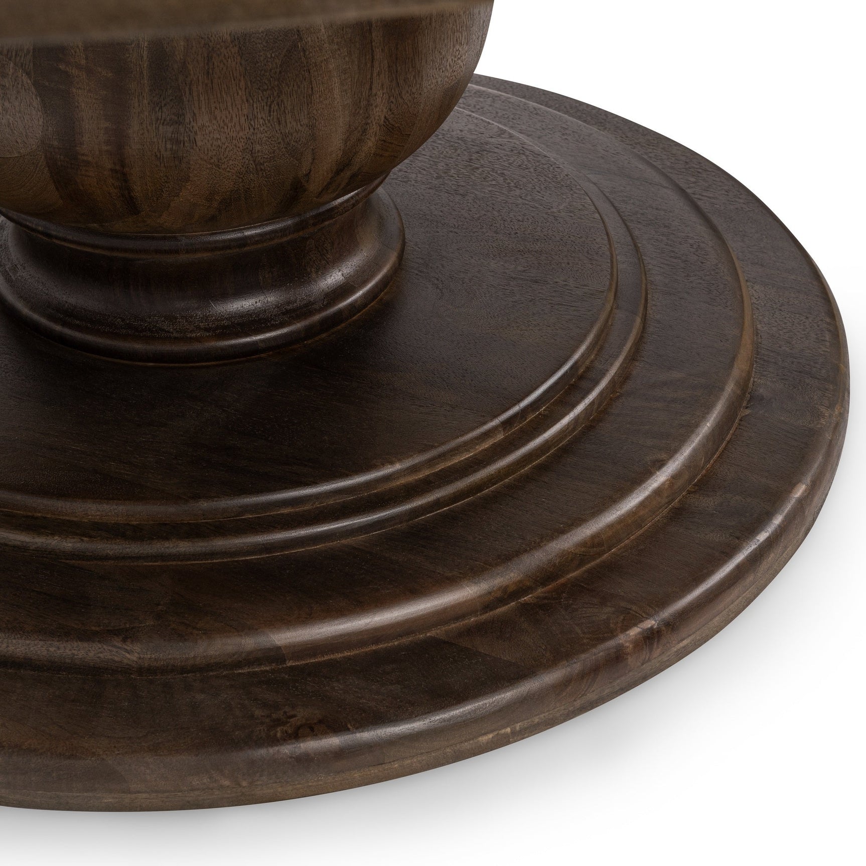 Brookside Cocoa Brown 72" Round Dining Table - Ornate Home