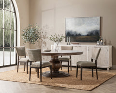 Brookside Cocoa Brown 72" Round Dining Table - Ornate Home