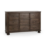 Brookside Cocoa Brown 9-Drawer Dresser
