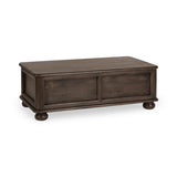 Brookside Cocoa Brown Rectangular Lift-Top Coffee Table