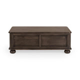 Brookside Cocoa Brown Rectangular Lift-Top Coffee Table