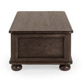 Brookside Cocoa Brown Rectangular Lift-Top Coffee Table