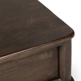 Brookside Cocoa Brown Rectangular Lift-Top Coffee Table