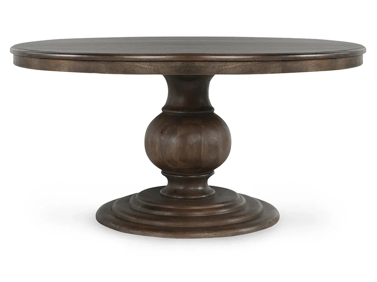 Brookside Cocoa Brown Round Dining Table - Ornate Home