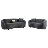 Brookside Dark Grey Sofa & Loveseat - Ornate Home