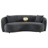 Brookside Dark Grey Sofa & Loveseat - Ornate Home