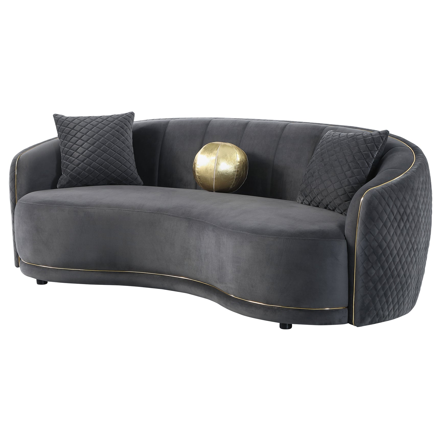 Brookside Dark Grey Sofa - Ornate Home