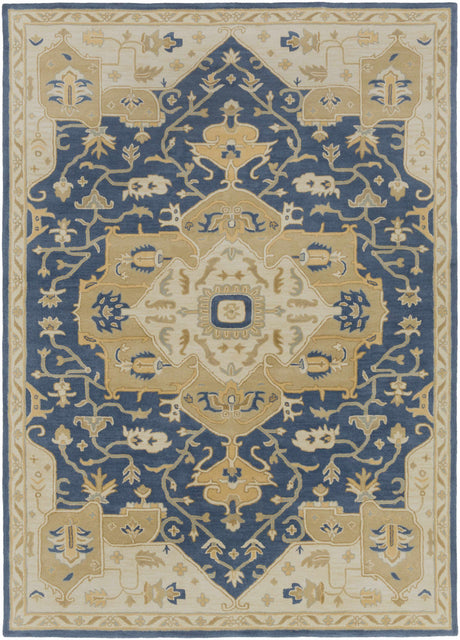 Broomfield 1145 Hand Tufted Blue Wool Rug - Ornate Home