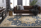 Broomfield 1145 Hand Tufted Blue Wool Rug - Ornate Home