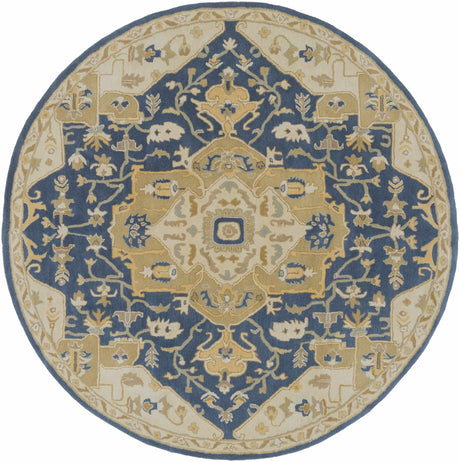 Broomfield 1145 Hand Tufted Blue Wool Rug - Ornate Home