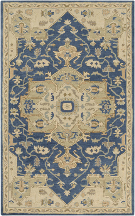 Broomfield 1145 Hand Tufted Blue Wool Rug - Ornate Home