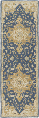 Broomfield 1145 Hand Tufted Blue Wool Rug - Ornate Home