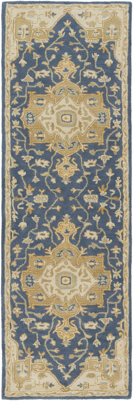 Broomfield 1145 Hand Tufted Blue Wool Rug - Ornate Home
