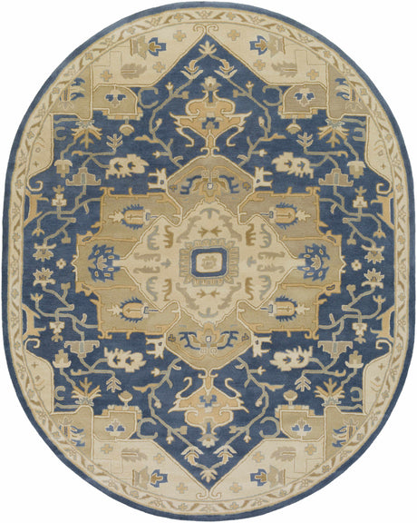 Broomfield 1145 Hand Tufted Blue Wool Rug - Ornate Home