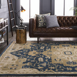 Broomfield 1145 Hand Tufted Blue Wool Rug - Ornate Home
