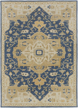 Broomfield 1145 Hand Tufted Blue Wool Rug - Ornate Home