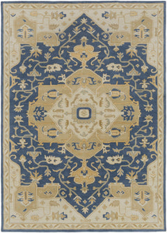 Broomfield 1145 Hand Tufted Blue Wool Rug - Ornate Home