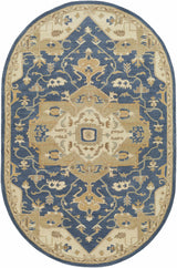 Broomfield 1145 Hand Tufted Blue Wool Rug - Ornate Home
