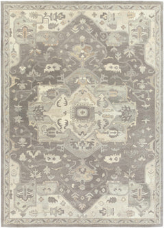 Broomfield 1196 Hand Tufted Taupe Wool Rug - Ornate Home